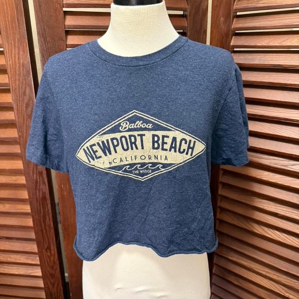 Blue Balboa Newport Beach California crop top S